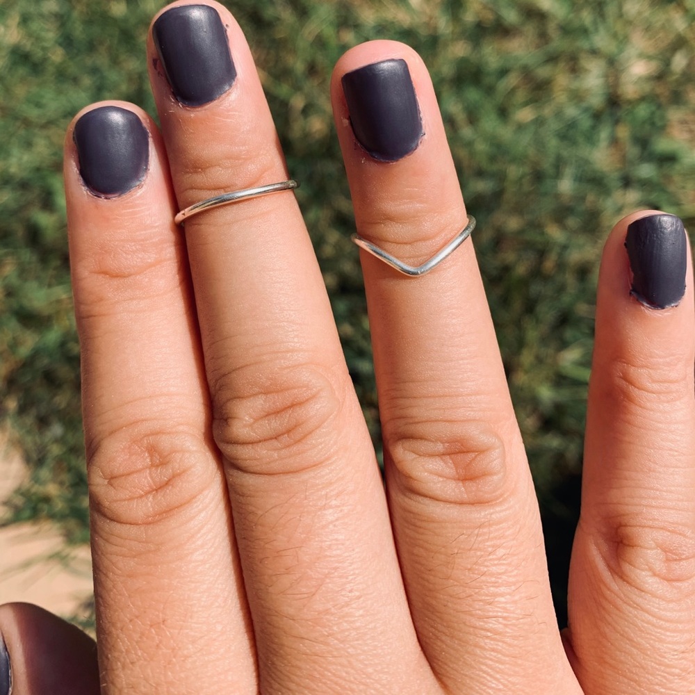 Sterling silver toe rings